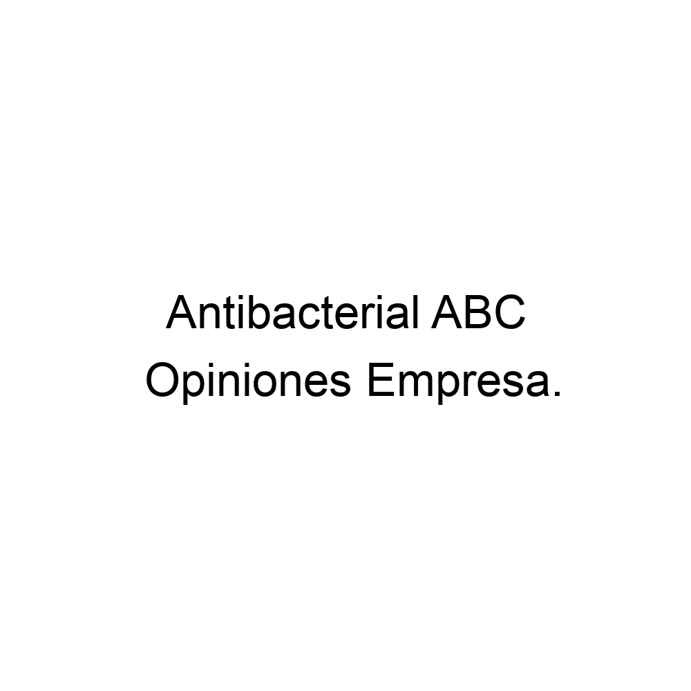 Opiniones Antibacterial ABC,